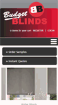 Mobile Screenshot of budgetblinds.co.nz