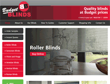 Tablet Screenshot of budgetblinds.co.nz